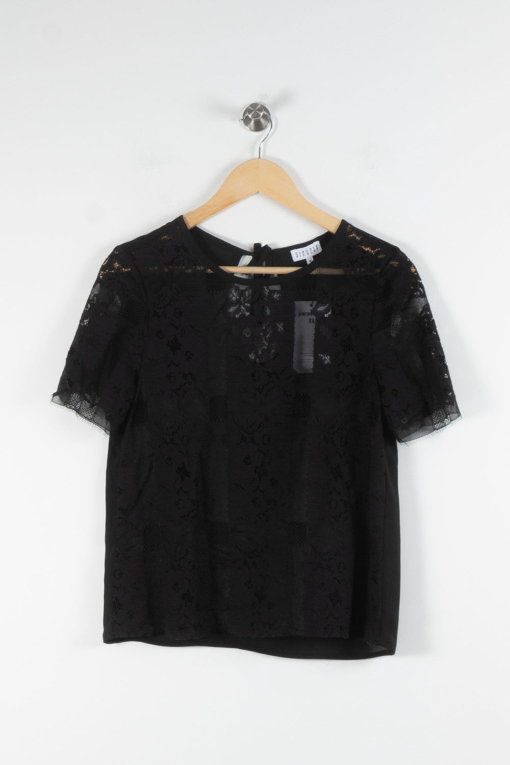 Blouse Noire - Taille S/36 de la marque Claudie Pierlot | PARAD83976 - Vendu par Paradigme - Image 2