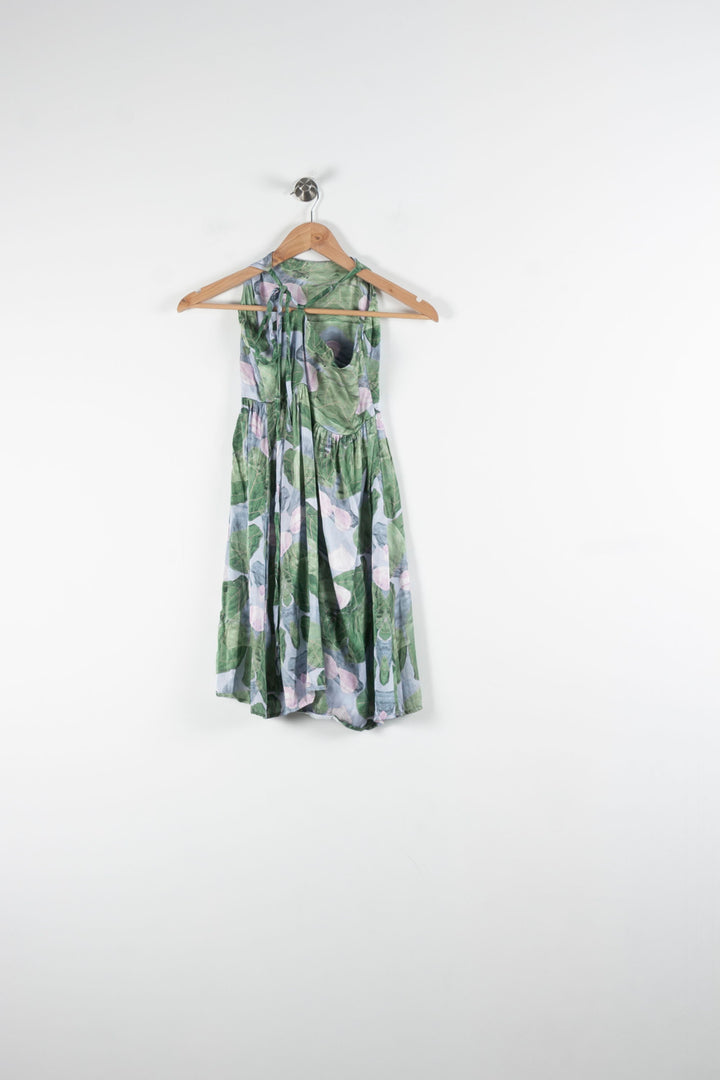 Robe Courte Verte et Blanche - Taille S/36 de la marque Marie Sixtine | PARAD83978 - Vendu par Paradigme - Image 4
