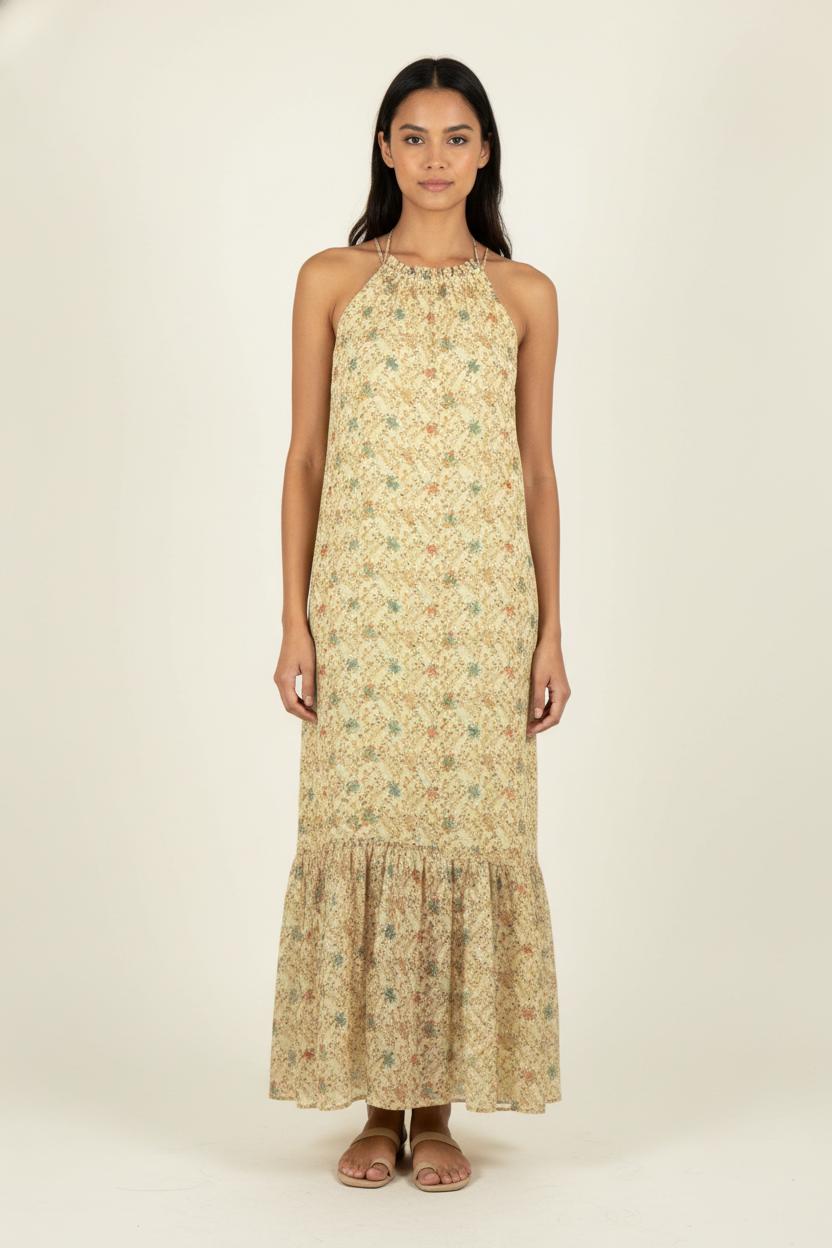 Robe Longue Jaune - Taille S/36 de la marque One Step | PARAD83982 - Vendu par Paradigme - Image 1