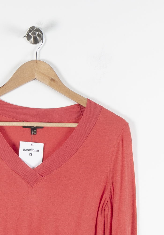 Pull Rouge - Taille S/36 de la marque Maison 123 | PARAD83990 - Vendu par Paradigme - Image 3