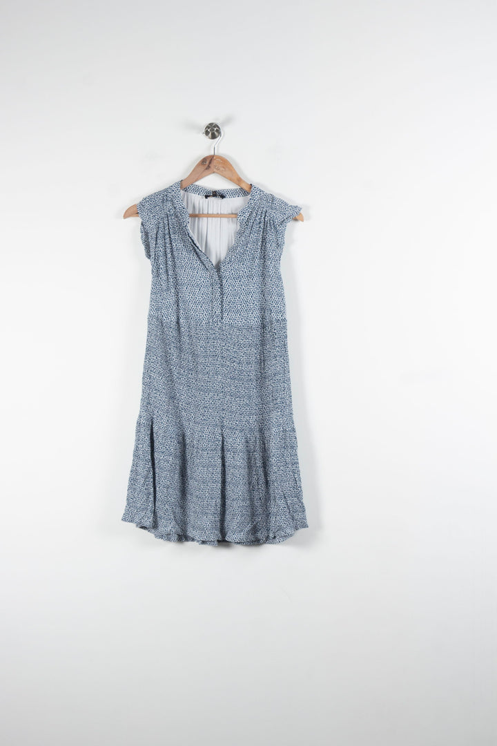 Robe Fluide Bleue - Taille XS/34 de la marque Caroll | PARAD83993 - Vendu par Paradigme - Image 2