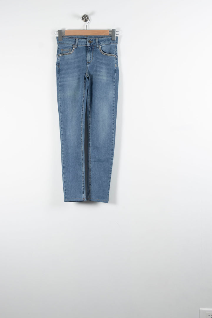 Jean Bleu - Taille XS/34 de la marque Liu Jo | PARAD84000 - Vendu par Paradigme - Image 2