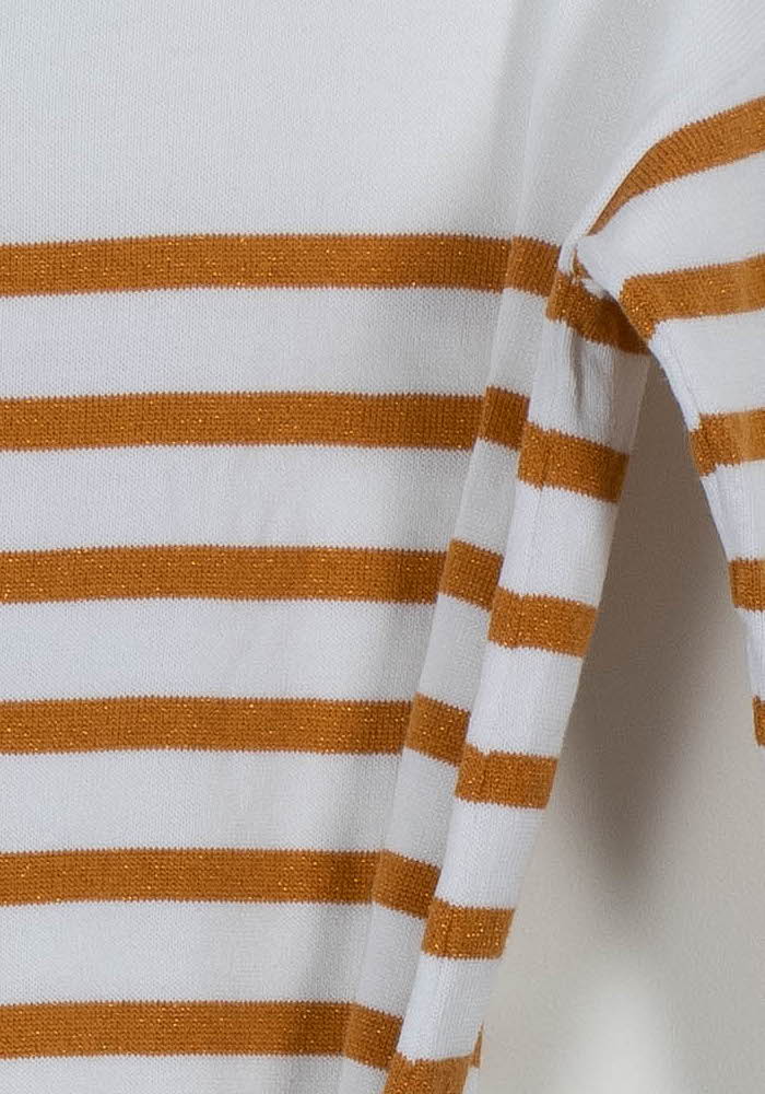 Robe Midi Blanche et Marron - Taille S/36 de la marque Marie Sixtine | PARAD84003 - Vendu par Paradigme - Image 3