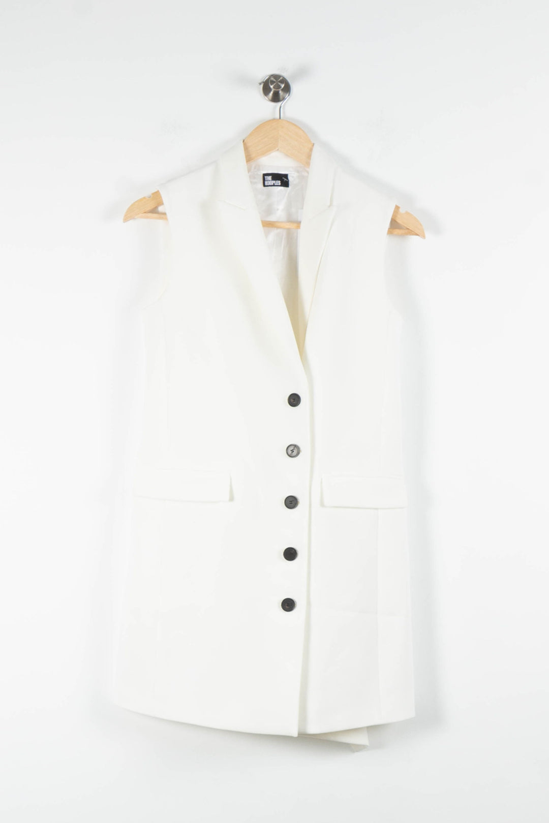 Robe Blazer Blanche - Taille XS/34 de la marque The Kooples | PARAD84008 - Vendu par Paradigme - Image 2