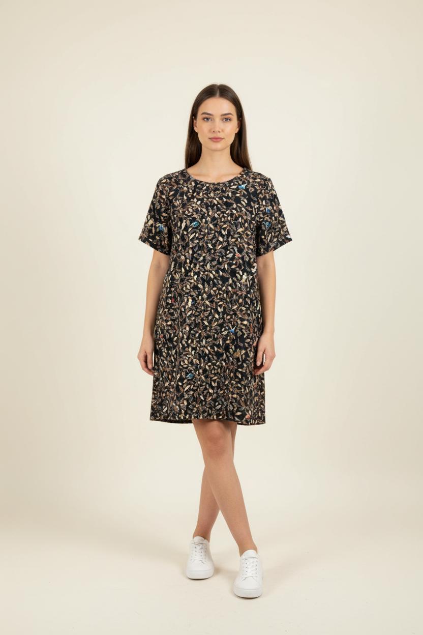 Robe Courte Bleu et Noir - Taille M/38 de la marque Paul & Joe | PARAD84016 - Vendu par Paradigme - Image 1