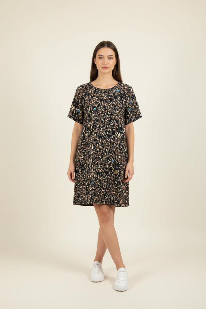 Robe Courte Bleu et Noir - Taille M/38 de la marque Paul & Joe | PARAD84016 - Vendu par Paradigme - Image 1