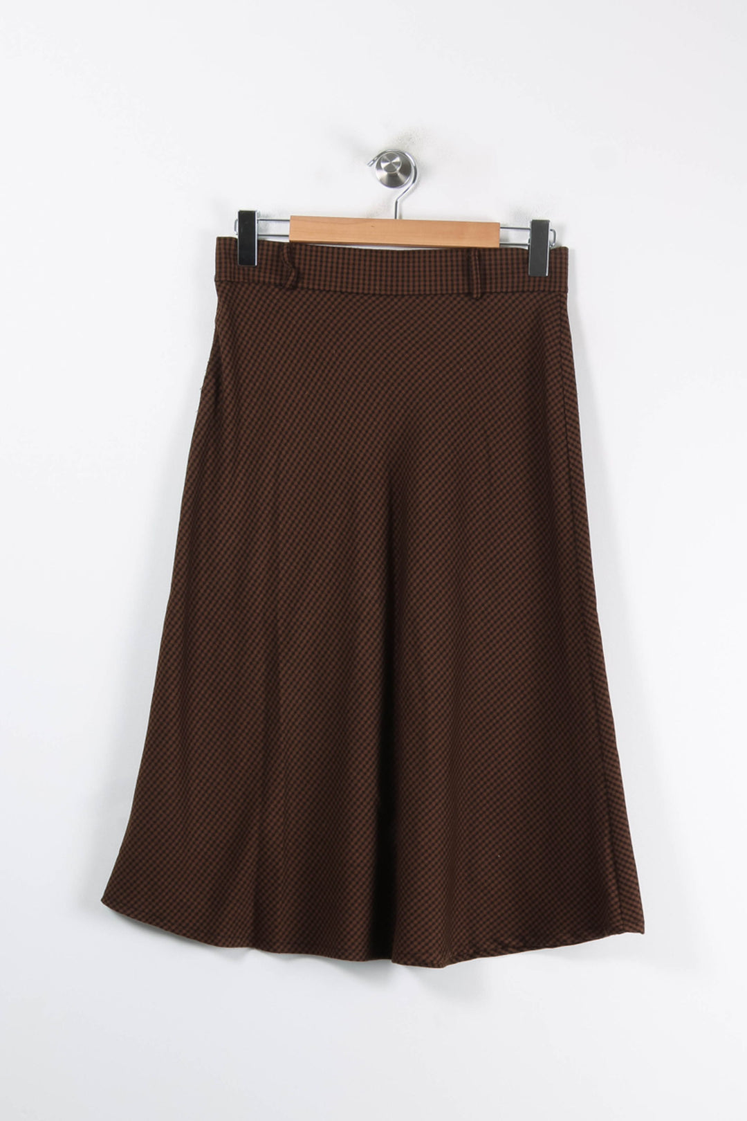 Jupe Midi Marron - Taille M/38 de la marque La Fée Maraboutée | PARAD84022 - Vendu par Paradigme - Image 4