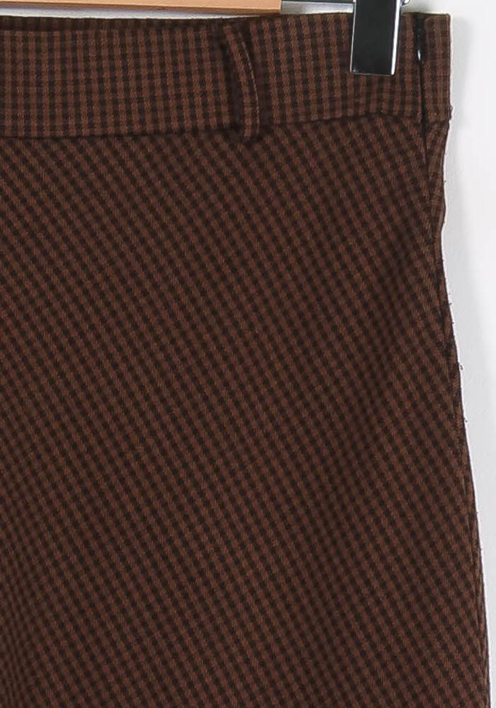 Jupe Midi Marron - Taille M/38 de la marque La Fée Maraboutée | PARAD84022 - Vendu par Paradigme - Image 3
