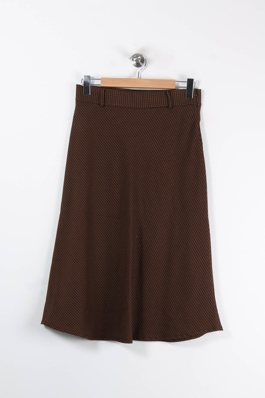 Jupe Midi Marron - Taille M/38 de la marque La Fée Maraboutée | PARAD84022 - Vendu par Paradigme - Image 2