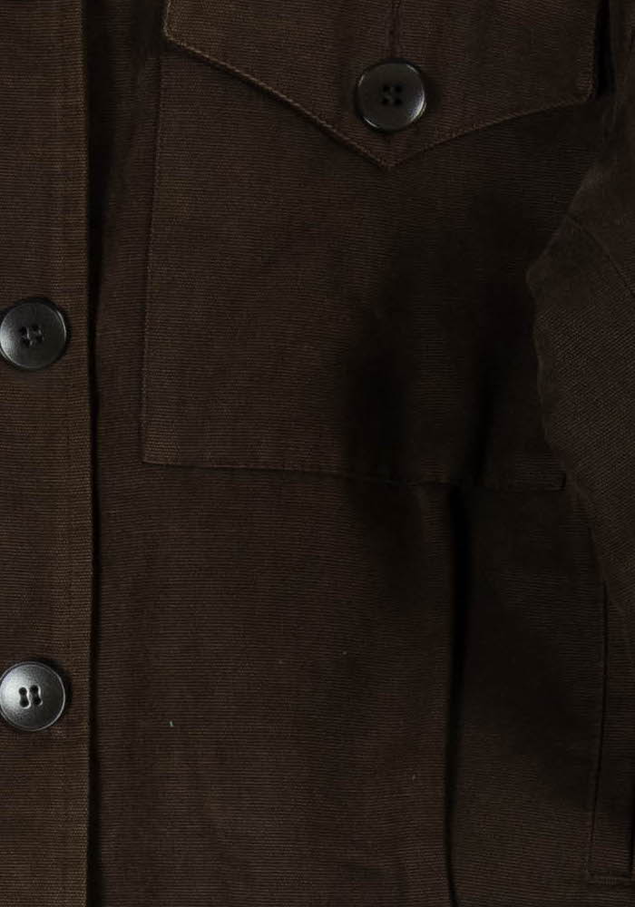 Veste Marron - Taille M/38 de la marque Agnès b. | PARAD84023 - Vendu par Paradigme - Image 3