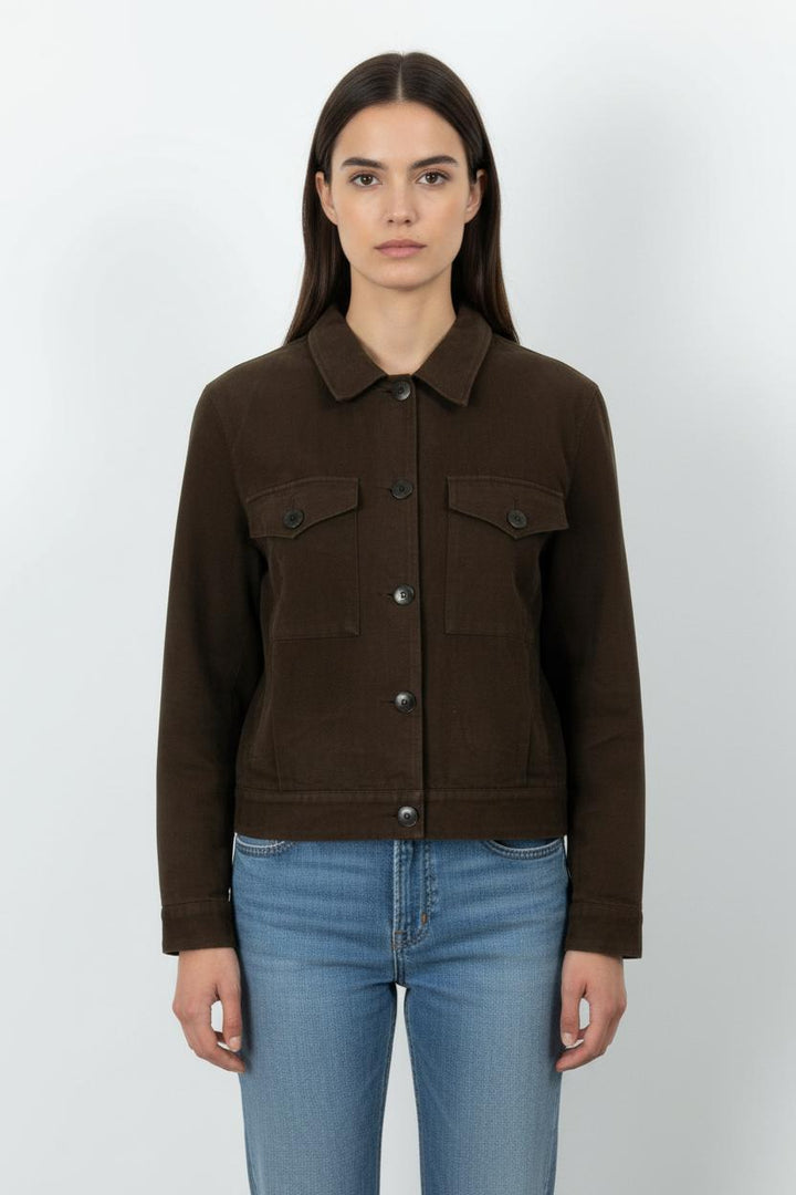 Veste Marron - Taille M/38 de la marque Agnès b. | PARAD84023 - Vendu par Paradigme - Image 1