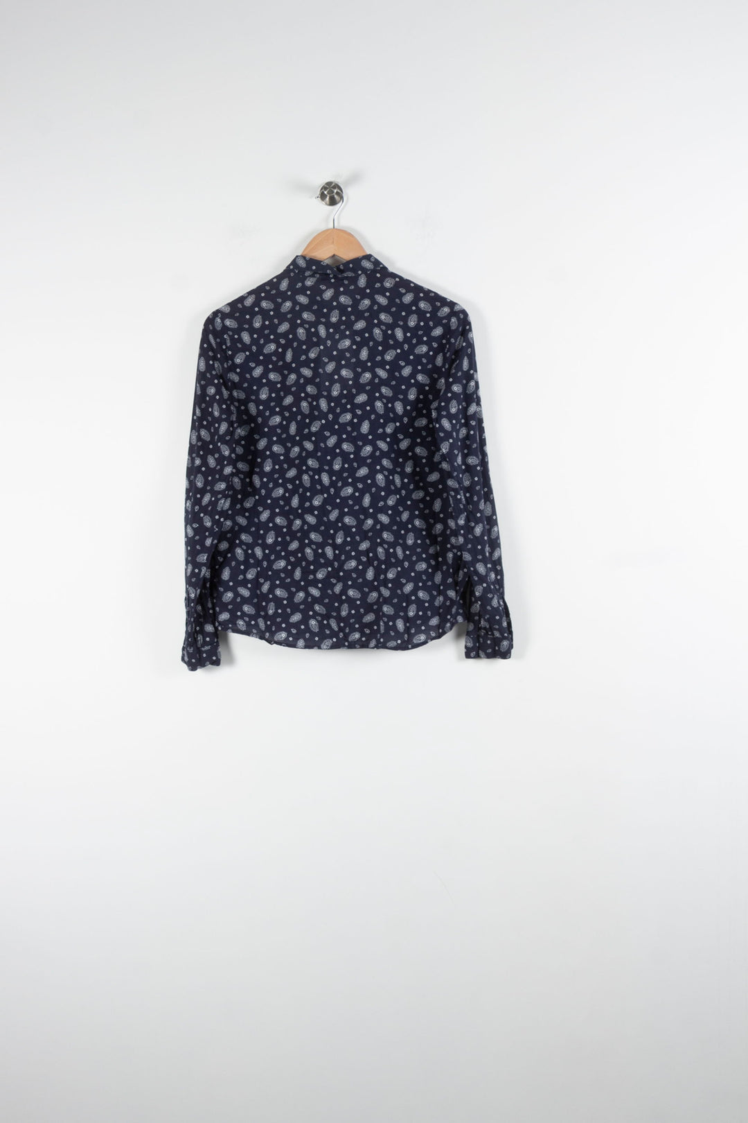 Chemise Bleue à Motifs Blancs - Taille XS/34 de la marque Sézane | PARAD84024 - Vendu par Paradigme - Image 4