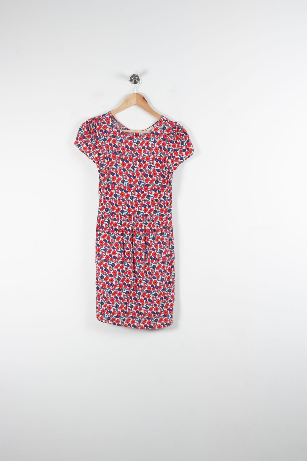 Robe Fleurie Rouge et Bleu - Taille S/36 de la marque Marie Sixtine | PARAD84029 - Vendu par Paradigme - Image 2