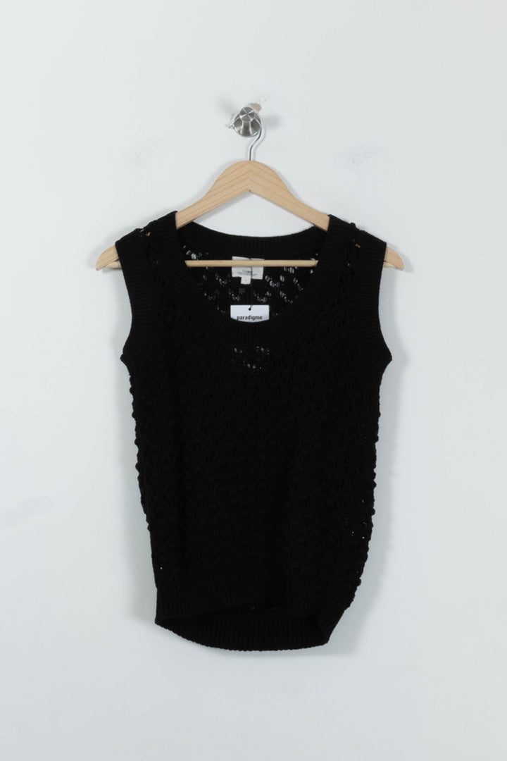 Débardeur Noir - Taille S/36 de la marque Maison 123 | PARAD84033 - Vendu par Paradigme - Image 2
