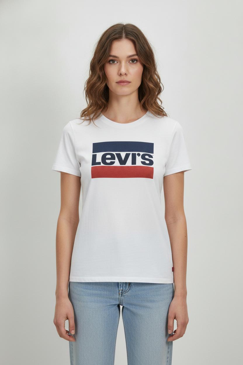 Tee-shirt Blanc - Taille M/38 de la marque Levi's | PARAD84034 - Vendu par Paradigme - Image 1