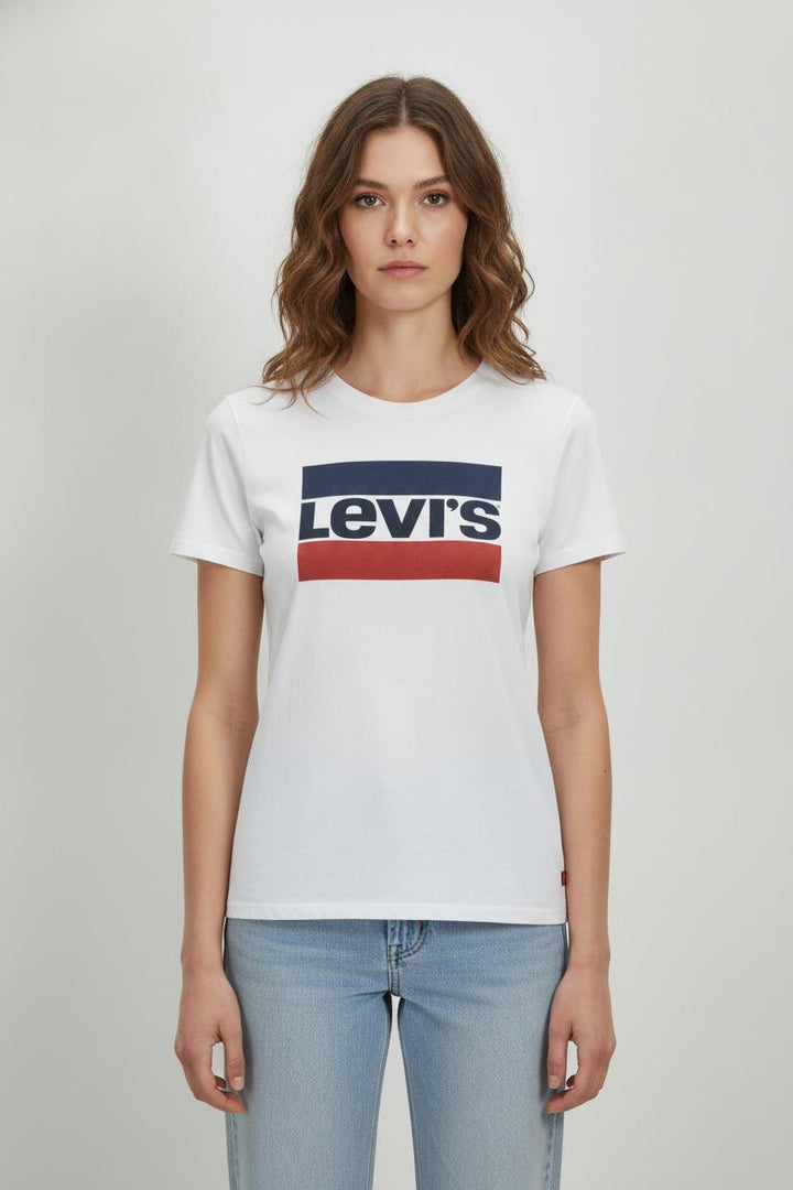 Tee-shirt Blanc - Taille M/38 de la marque Levi's | PARAD84034 - Vendu par Paradigme - Image 1