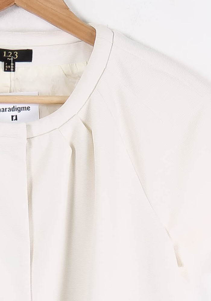 Veste Courte Beige - Taille S/36 de la marque Maison 123 | PARAD84037 - Vendu par Paradigme - Image 3