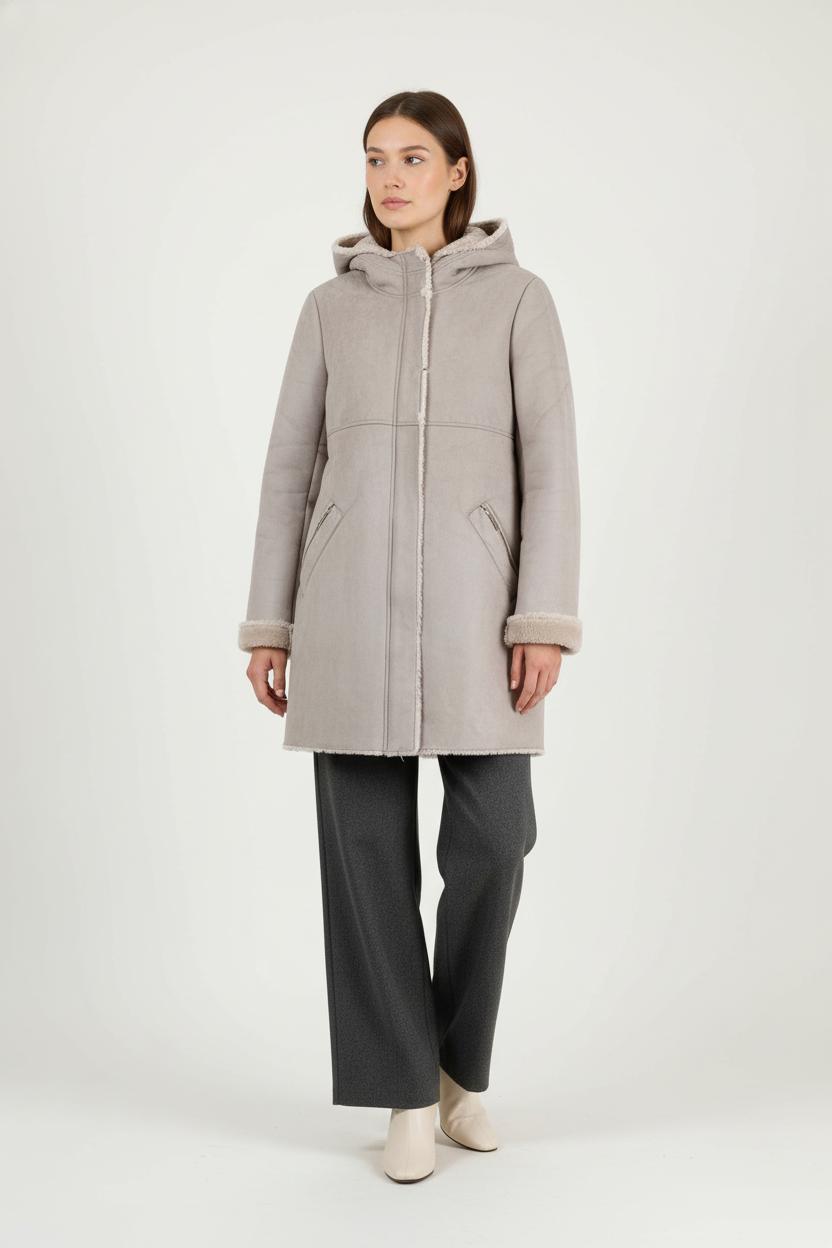 Duffle Coat Beige - Taille S/36 de la marque Maison 123 | PARAD84038 - Vendu par Paradigme - Image 1