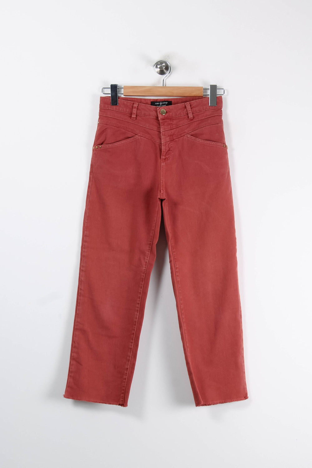 Jean Bordeaux - Taille XS/34 de la marque One Step | PARAD84041 - Vendu par Paradigme - Image 2