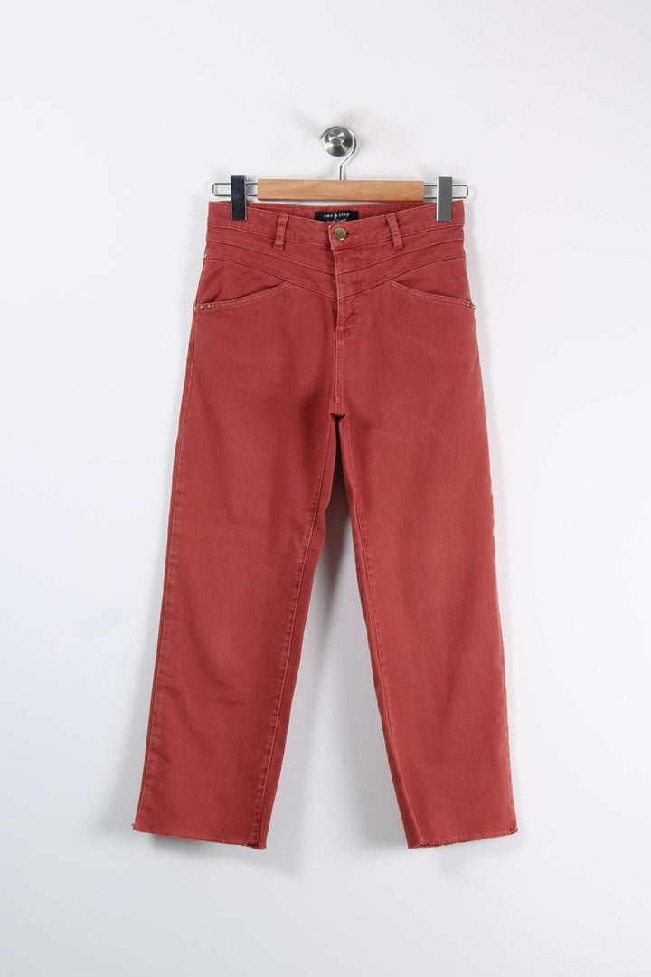 Jean Bordeaux - Taille XS/34 de la marque One Step | PARAD84041 - Vendu par Paradigme - Image 2