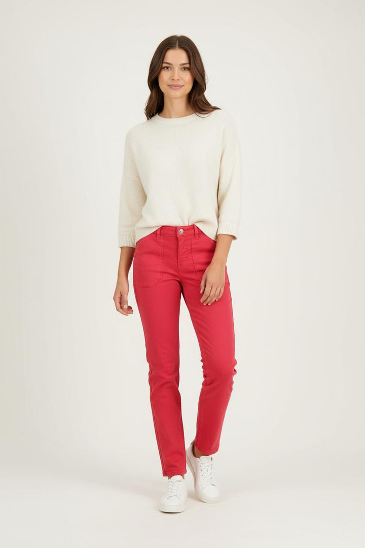 Jean Rouge - Taille S/36 de la marque IKKS | PARAD84042 - Vendu par Paradigme - Image 1