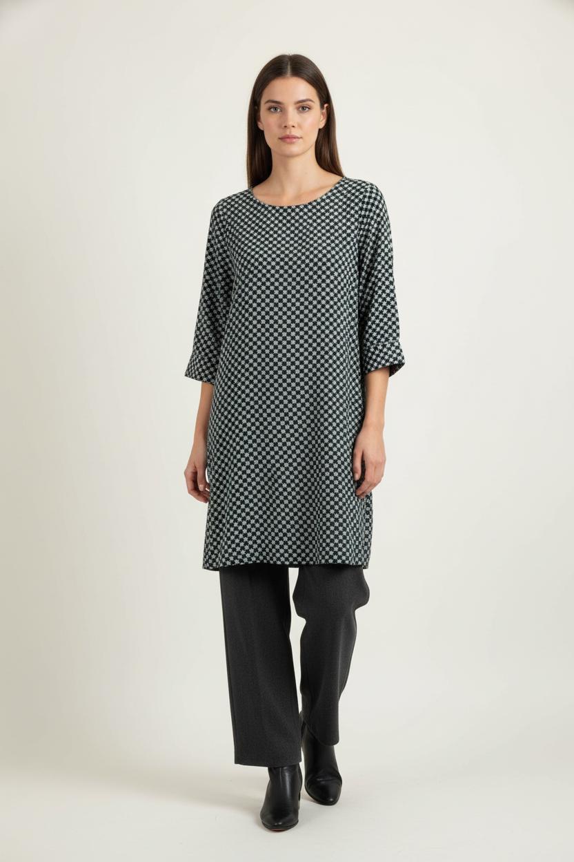 Robe Courte Noire et Blanche - Taille S/36 de la marque Sud express | PARAD84047 - Vendu par Paradigme - Image 1