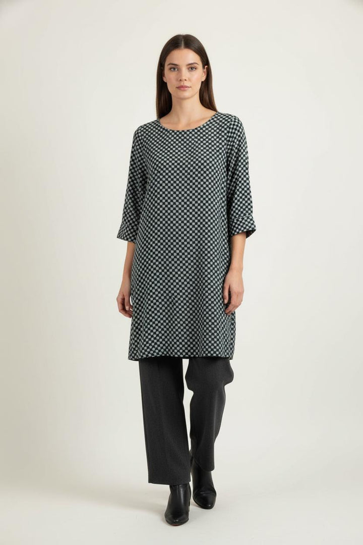 Robe Courte Noire et Blanche - Taille S/36 de la marque Sud express | PARAD84047 - Vendu par Paradigme - Image 1