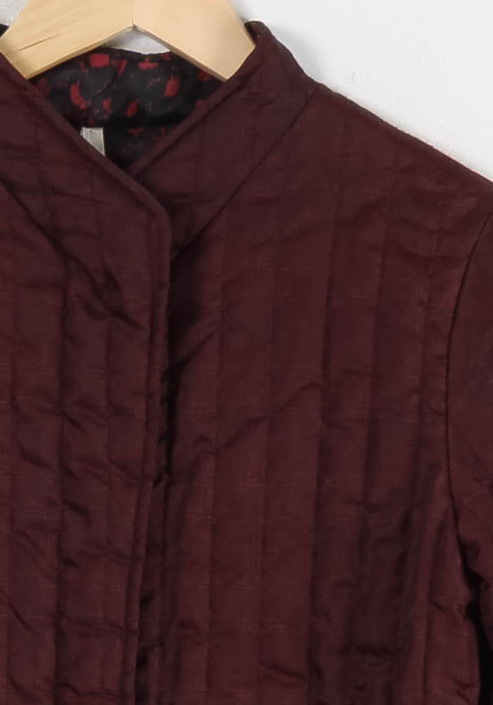 Veste Matelassée Bordeaux - Taille XS/34 de la marque I.Code | PARAD84051 - Vendu par Paradigme - Image 3