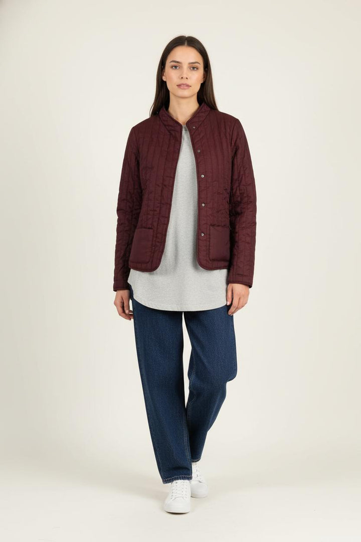 Veste Matelassée Bordeaux - Taille XS/34 de la marque I.Code | PARAD84051 - Vendu par Paradigme - Image 1