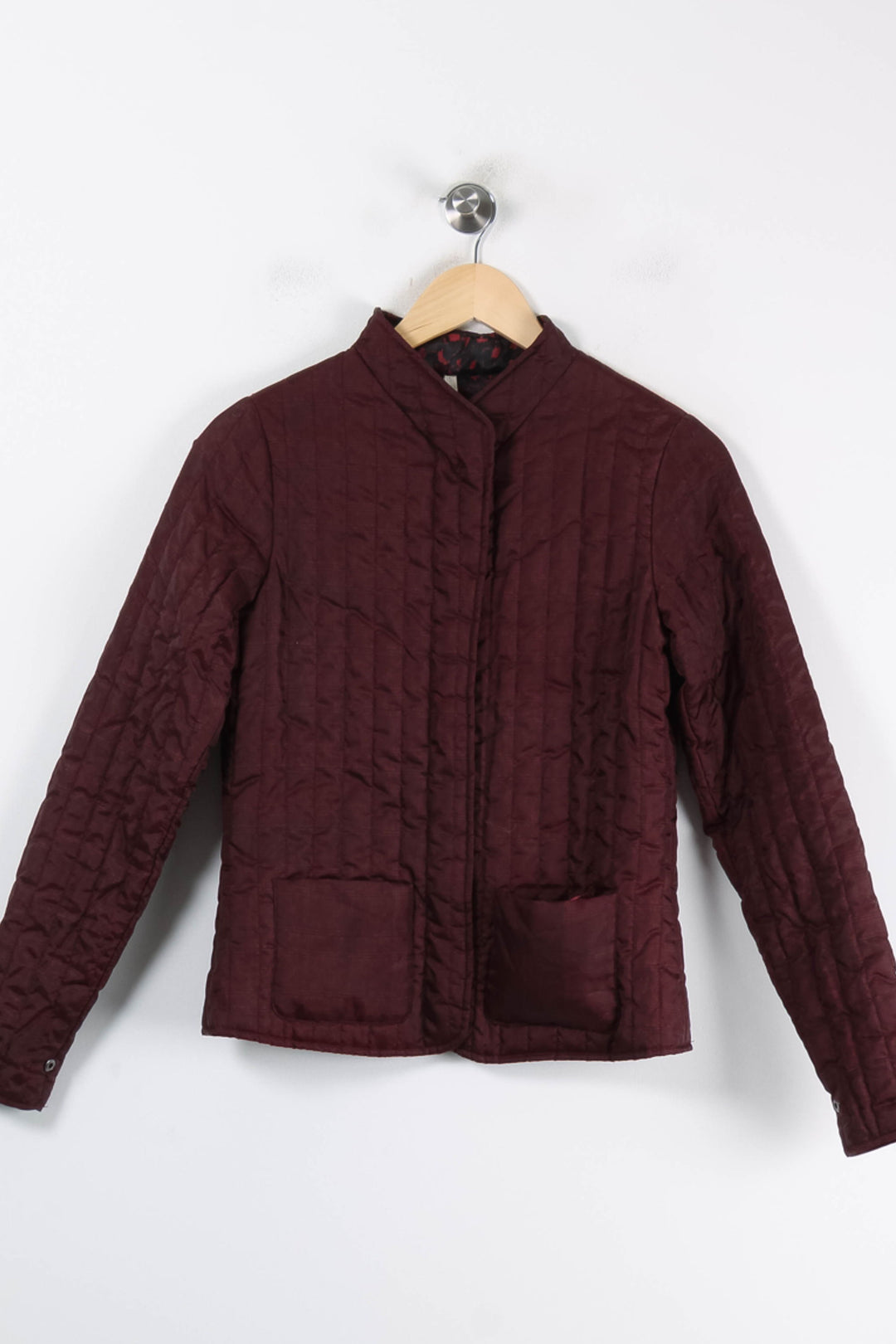 Veste Matelassée Bordeaux - Taille XS/34 de la marque I.Code | PARAD84051 - Vendu par Paradigme - Image 2