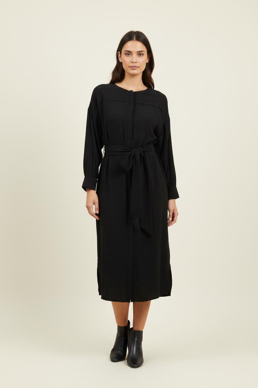 Robe Midi Noire - Taille S/36 de la marque Soeur | PARAD84057 - Vendu par Paradigme - Image 1