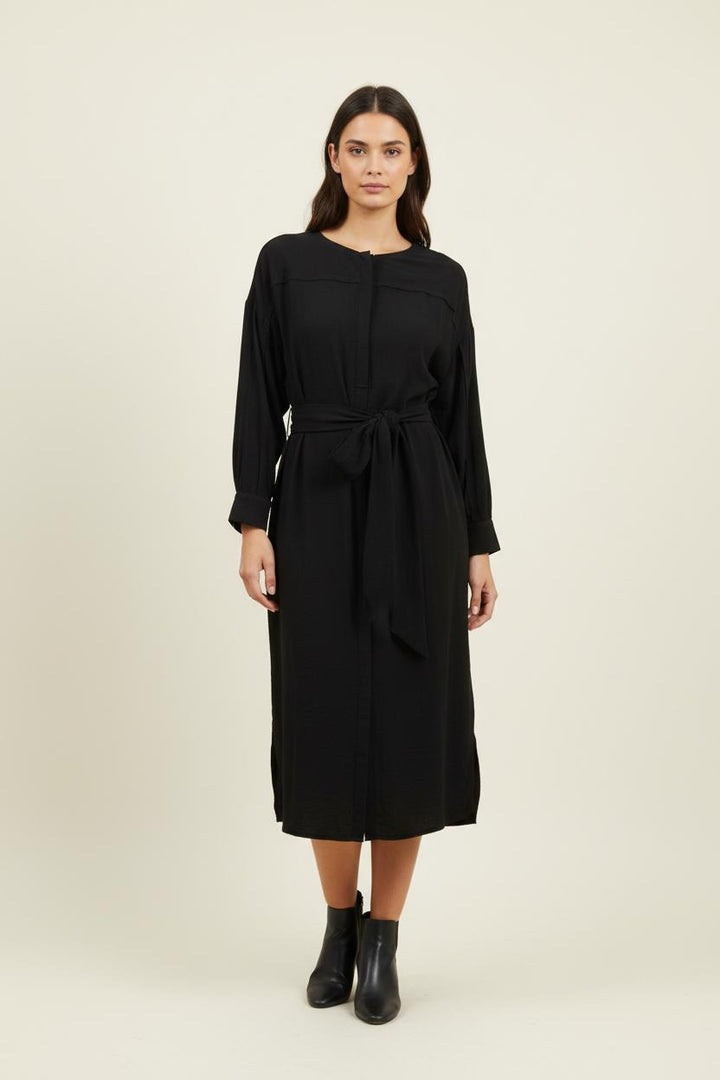 Robe Midi Noire - Taille S/36 de la marque Soeur | PARAD84057 - Vendu par Paradigme - Image 1