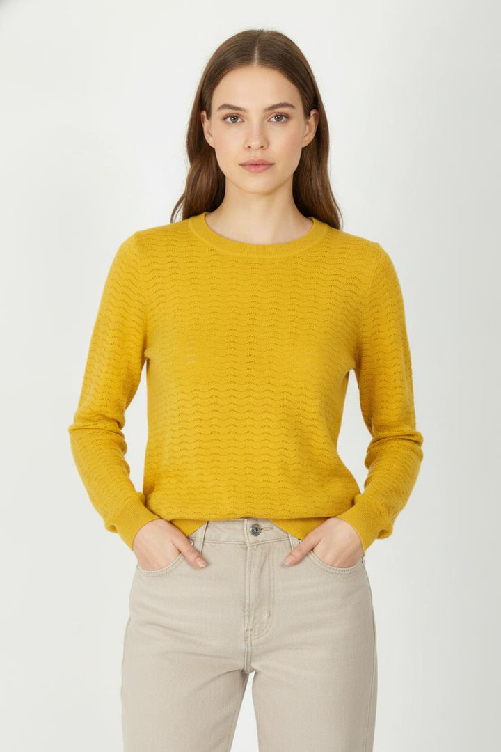 Pull Jaune - Taille XS/34 de la marque Comptoir des Cotonniers | PARAD84062 - Vendu par Paradigme - Image 1