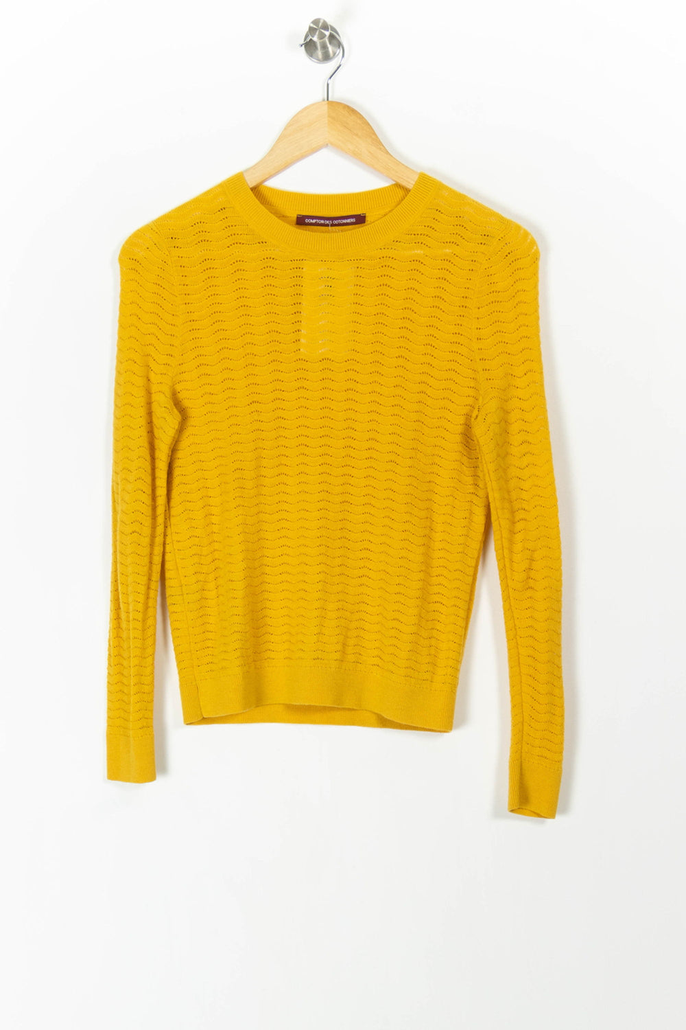 Pull Jaune - Taille XS/34 de la marque Comptoir des Cotonniers | PARAD84062 - Vendu par Paradigme - Image 2