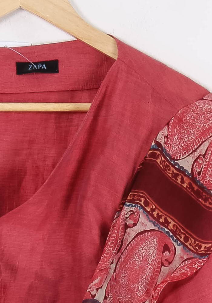 Blouse Rose et Rouge - Taille L/40 de la marque ZAPA | PARAD84069 - Vendu par Paradigme - Image 3