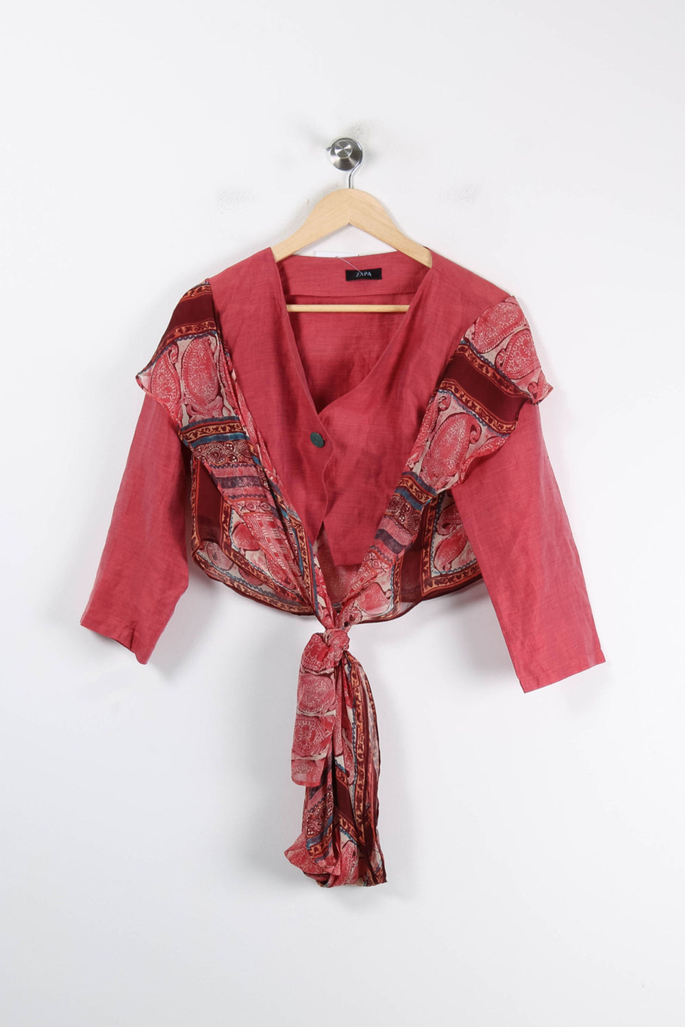 Blouse Rose et Rouge - Taille L/40 de la marque ZAPA | PARAD84069 - Vendu par Paradigme - Image 2