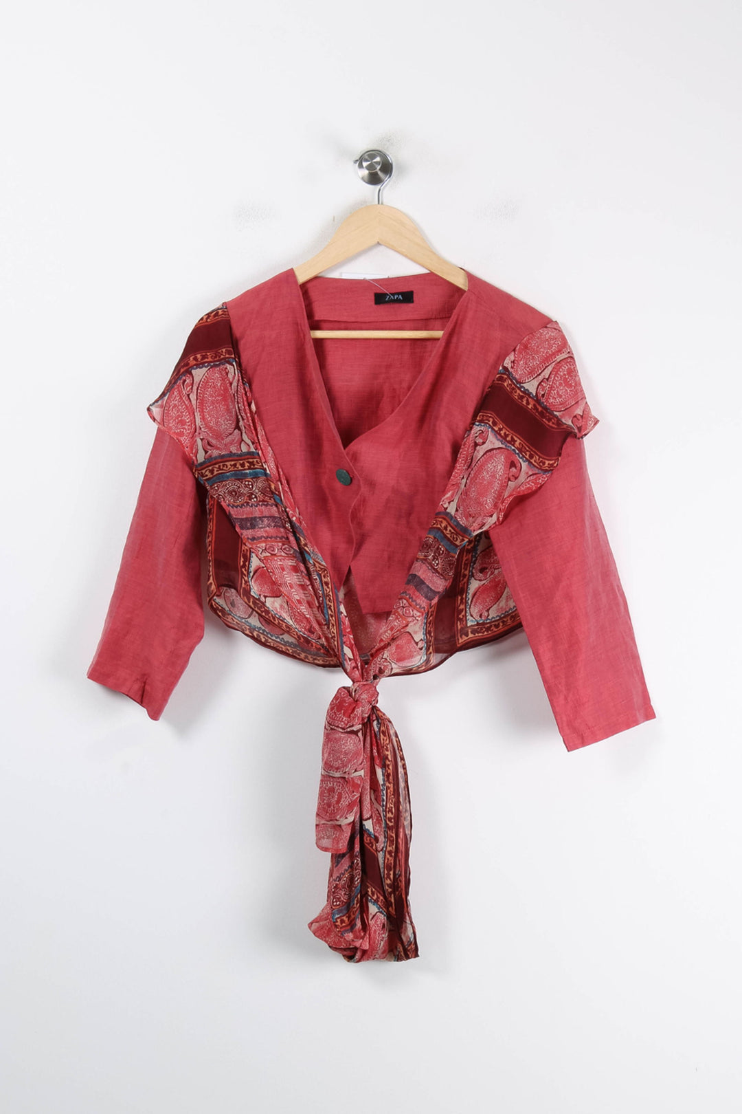 Blouse Rose et Rouge - Taille L/40 de la marque ZAPA | PARAD84069 - Vendu par Paradigme - Image 2