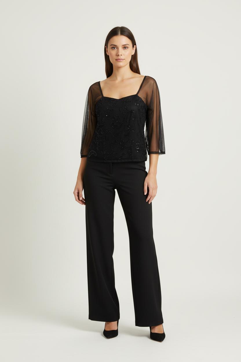 Blouse Noire - Taille M/38 de la marque Derhy | PARAD84073 - Vendu par Paradigme - Image 1