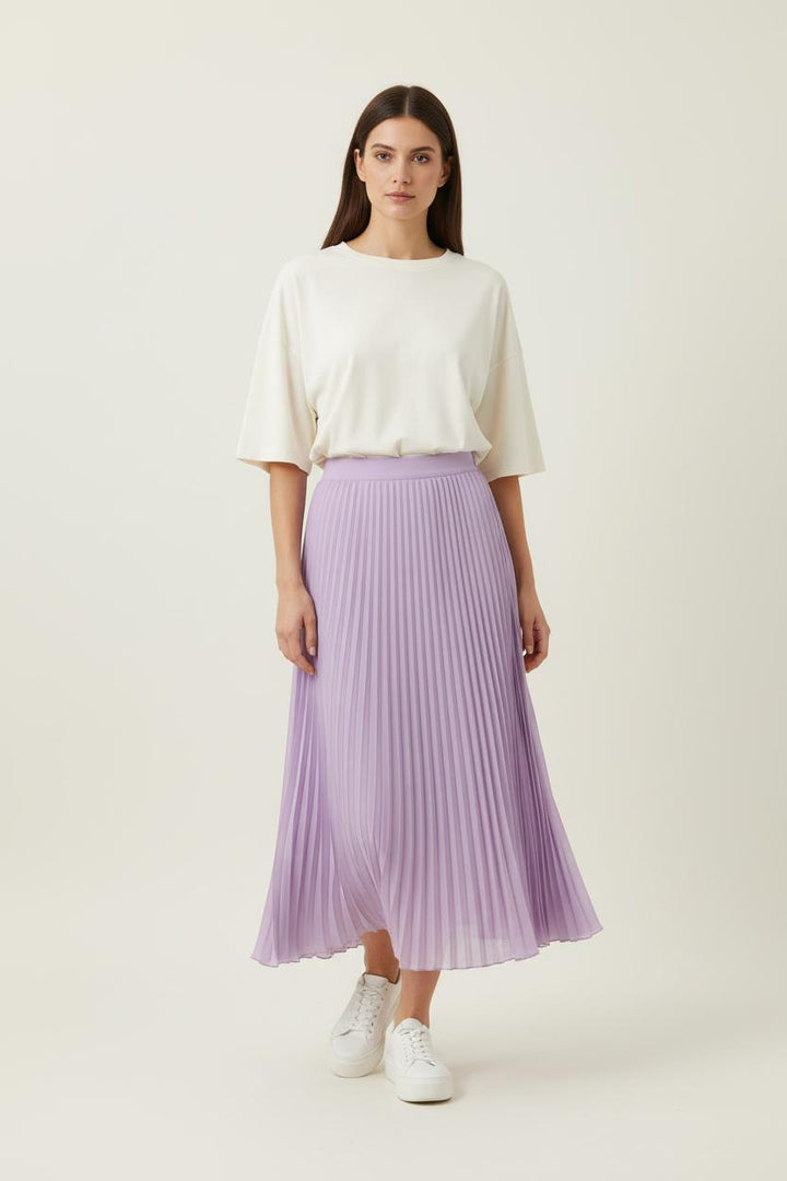 Jupe Plissée Lilas - Taille M/38 de la marque Sézane | PARAD84078 - Vendu par Paradigme - Image 1