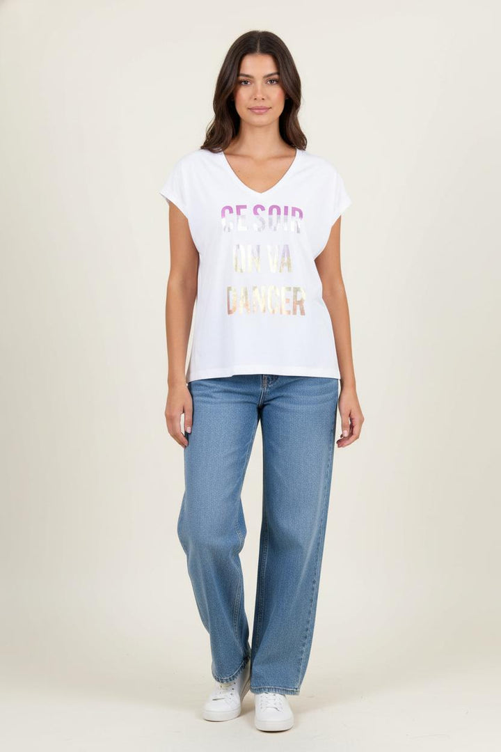 Tee-shirt Blanc - Taille L/40 de la marque Imperial | PARAD84086 - Vendu par Paradigme - Image 1