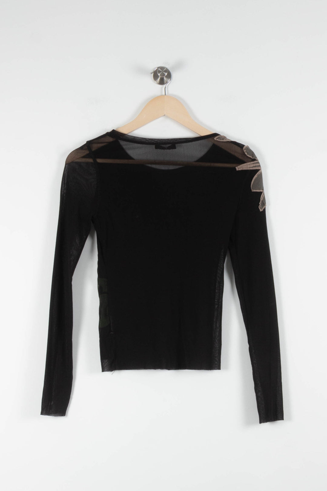 T-shirt Noir et Beige - Taille S/36 de la marque IKKS | PARAD84102 - Vendu par Paradigme - Image 4