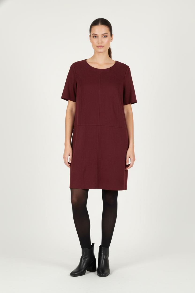 Robe Bordeaux - Taille XXL/44 de la marque Marina Rinaldi | PARAD84113 - Vendu par Paradigme - Image 1