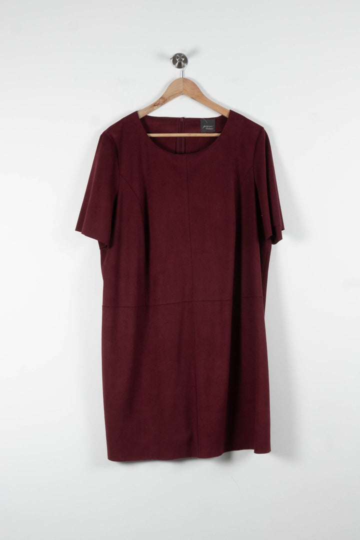 Robe Bordeaux - Taille XXL/44 de la marque Marina Rinaldi | PARAD84113 - Vendu par Paradigme - Image 2