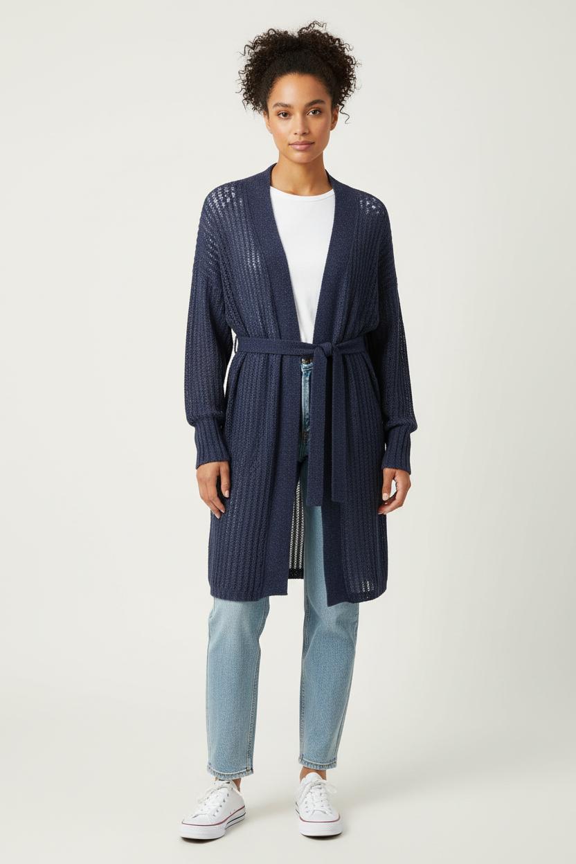 Cardigan Bleu - Taille XXL/44 de la marque Marina Rinaldi | PARAD84116 - Vendu par Paradigme - Image 1