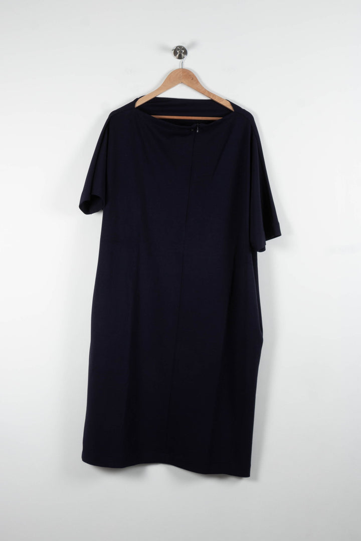 Robe Midi Bleue - Taille XXL/44 de la marque Marina Rinaldi | PARAD84117 - Vendu par Paradigme - Image 4