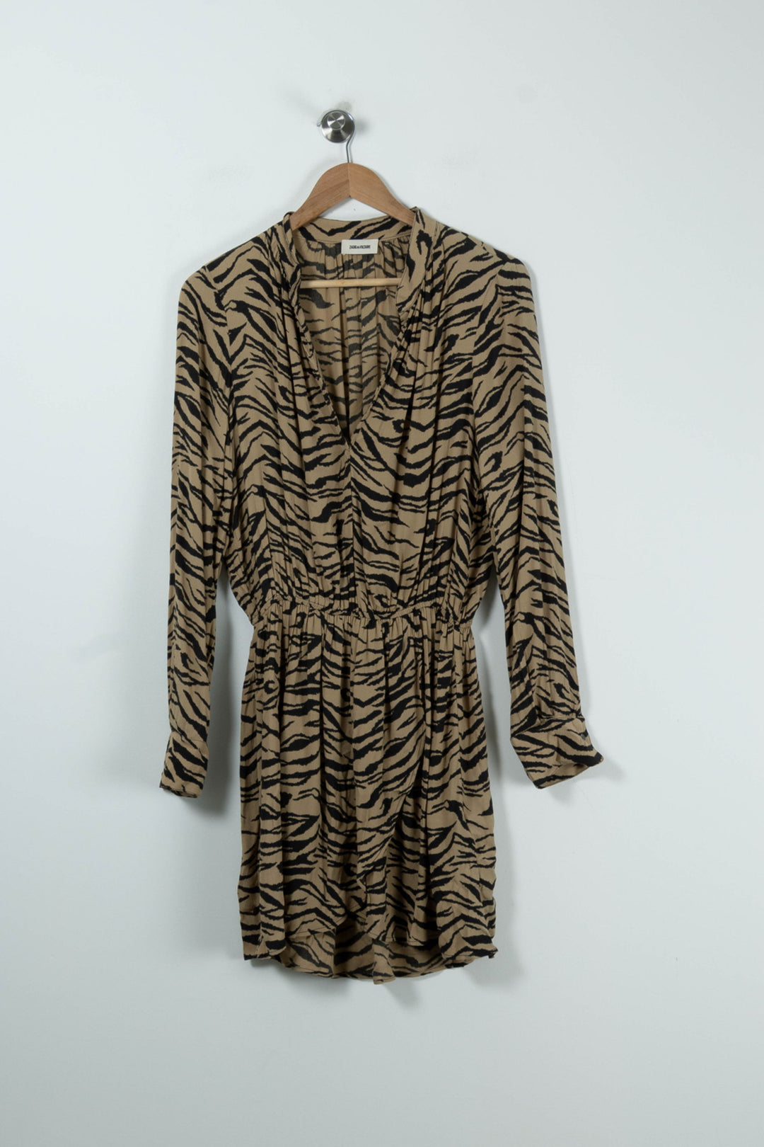 Robe Courte Marron et Noire - Taille S/36 de la marque Zadig&Voltaire | PARAD84122 - Vendu par Paradigme - Image 2