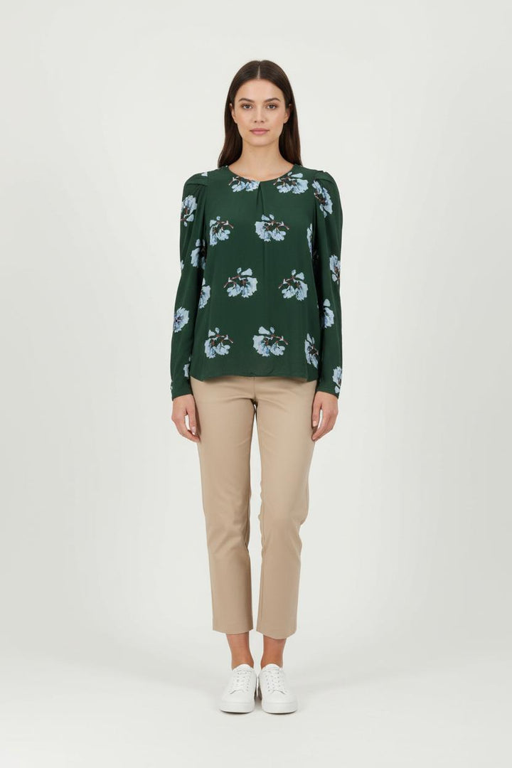 Blouse Verte et Bleue - Taille S/36 de la marque Maje | PARAD84125 - Vendu par Paradigme - Image 1