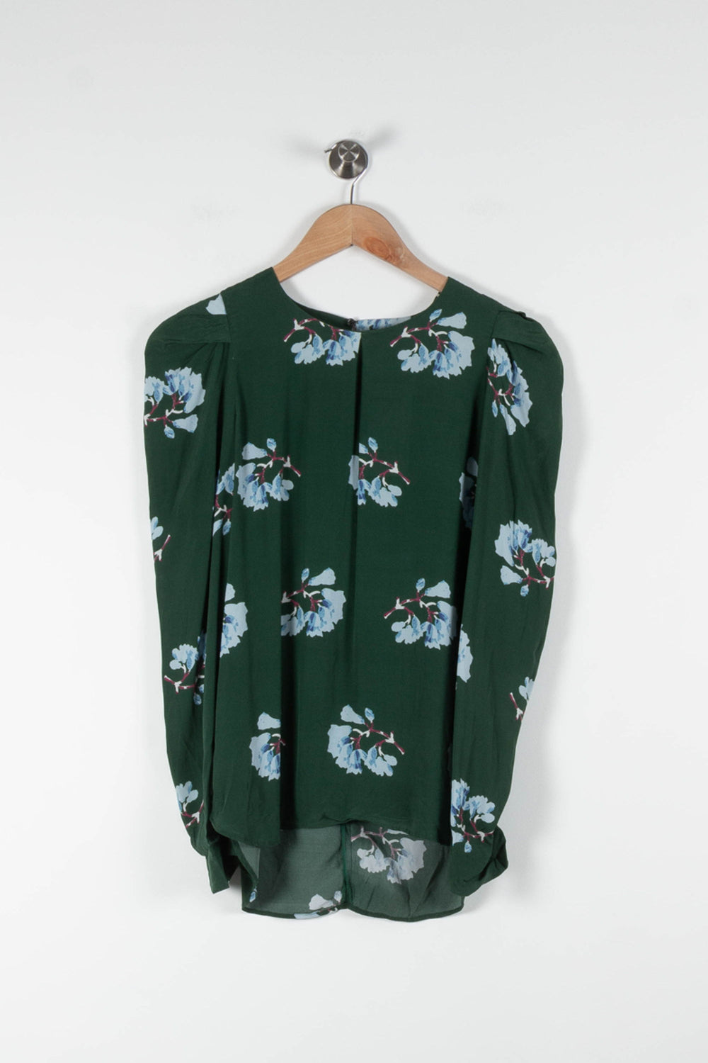 Blouse Verte et Bleue - Taille S/36 de la marque Maje | PARAD84125 - Vendu par Paradigme - Image 2