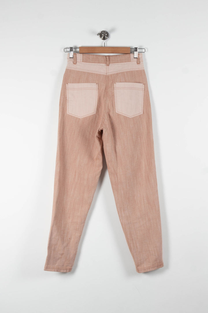 Jean Rose et Beige - Taille XS/34 de la marque Sessùn | PARAD84127 - Vendu par Paradigme - Image 4