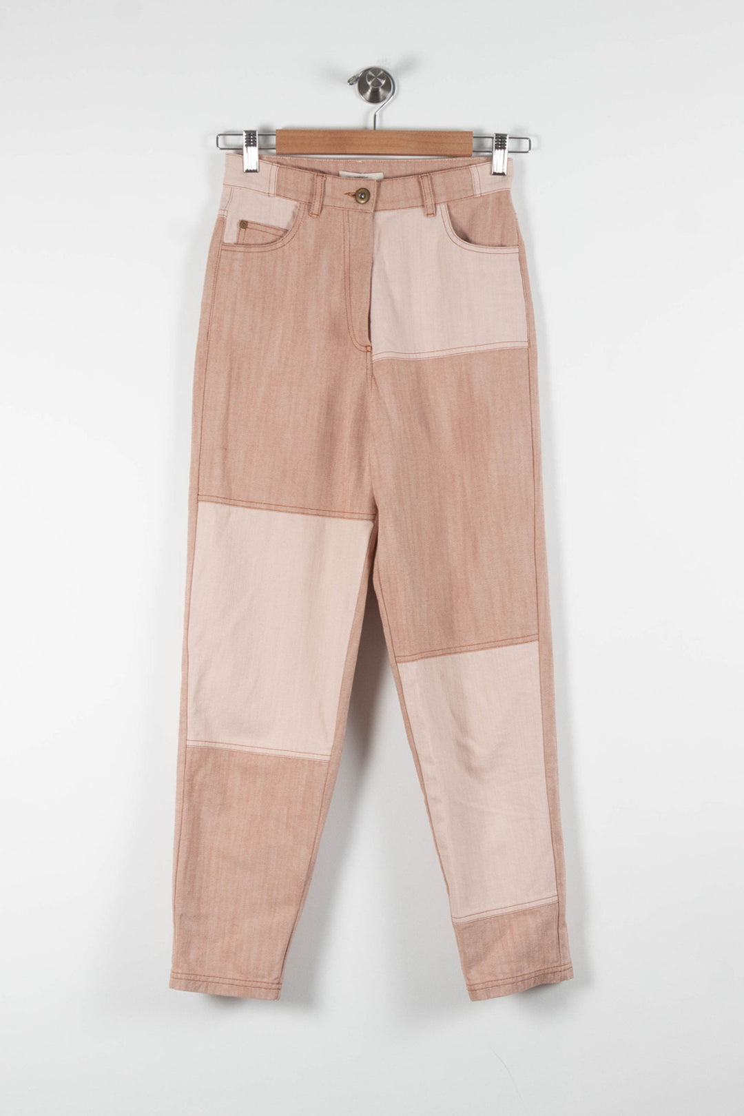 Jean Rose et Beige - Taille XS/34 de la marque Sessùn | PARAD84127 - Vendu par Paradigme - Image 2